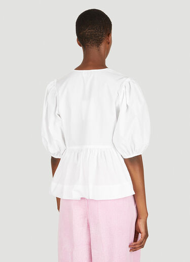 Wrap Top GANNI Wrap Top White gan0251079