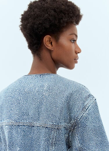 Sparkle Denim Blazer GANNI Sparkle Denim Blazer Blue gan0256054