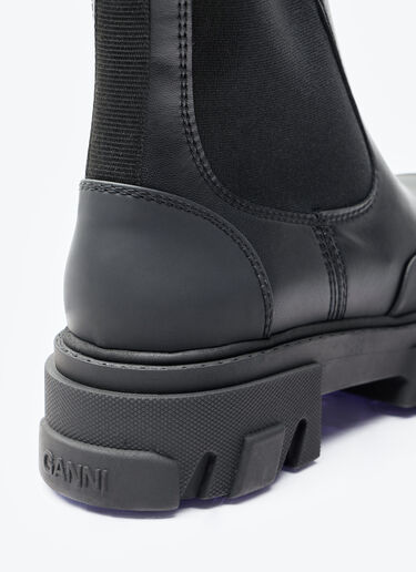 Cleated High Chelsea Boots GANNI Cleated High Chelsea Boots Black gan0257043