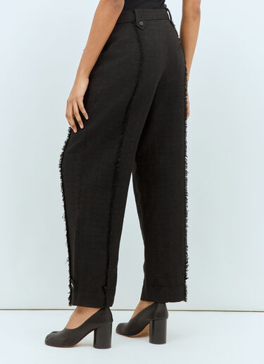 Tweed Suiting Pants Ganni Tweed Suiting Pants Black gan0258039