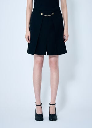 GANNI Light Twill Suiting Skirt Black gan0259033