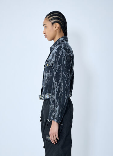Heavy Denim Belted Jacket GANNI Heavy Denim Belted Jacket Blue gan0259037