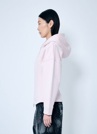 Fleece Zip Hooded Sweatshirt GANNI Fleece Zip Hooded Sweatshirt Pink gan0259039