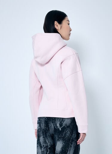 Fleece Zip Hooded Sweatshirt GANNI Fleece Zip Hooded Sweatshirt Pink gan0259039