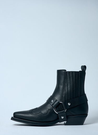 Low-Cut Western Chelsea Boots GANNI Low-Cut Western Chelsea Boots Black gan0259054