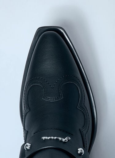 Low-Cut Western Chelsea Boots GANNI Low-Cut Western Chelsea Boots Black gan0259054