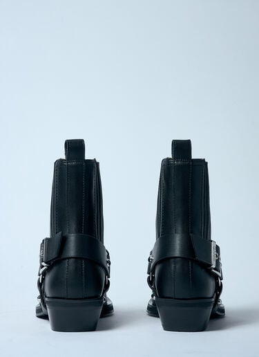 Low-Cut Western Chelsea Boots GANNI Low-Cut Western Chelsea Boots Black gan0259054