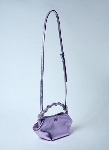 Metallic Mini Bou Handbag GANNI Metallic Mini Bou Handbag Purple gan0259056
