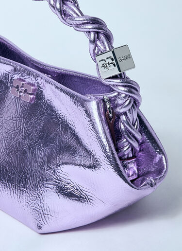 Metallic Mini Bou Handbag GANNI Metallic Mini Bou Handbag Purple gan0259056