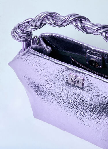 Metallic Mini Bou Handbag GANNI Metallic Mini Bou Handbag Purple gan0259056