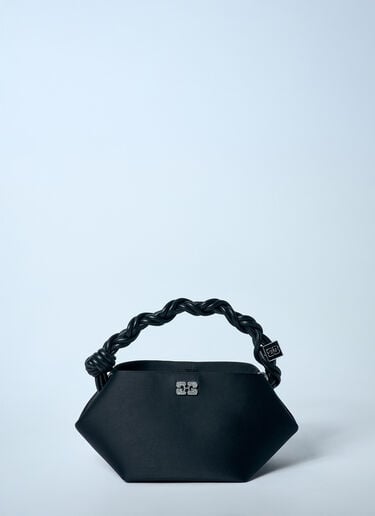 GANNI Bou 缎面迷你手提包 黑色 gan0259058