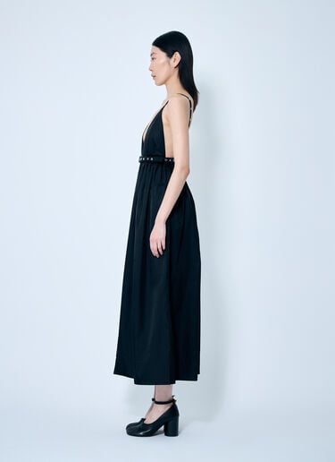 Duchesse Nylon Strap Dress GANNI Duchesse Nylon Strap Dress Black gan0259066