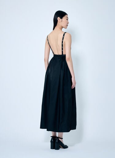 Duchesse Nylon Strap Dress GANNI Duchesse Nylon Strap Dress Black gan0259066