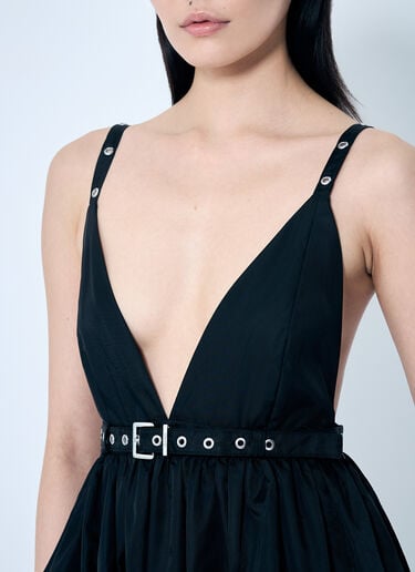 Duchesse Nylon Strap Dress GANNI Duchesse Nylon Strap Dress Black gan0259066