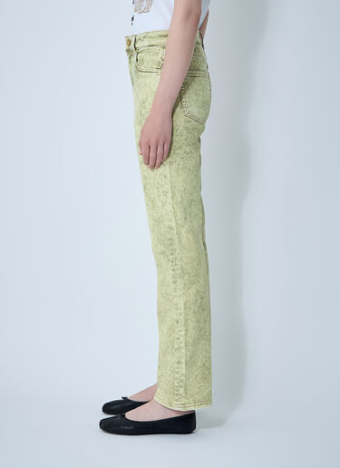 Foil Overdyed Jeans GANNI Foil Overdyed Jeans White gan0260010