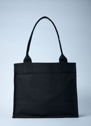GANNI Large Easy Shopping Tote Bag Black gan0261034