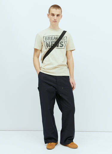 Gallery Dept. Breaking News 티셔츠 베이지 gdp0153020