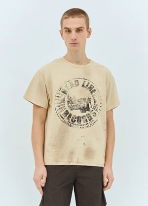 Gallery Dept. ラッシュTシャツ クリーム gdp0158029