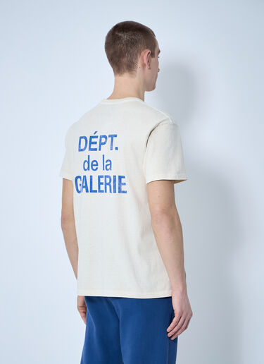 French 徽标印花 T 恤 Gallery Dept. French 徽标印花 T 恤 乳白色 gdp0160009