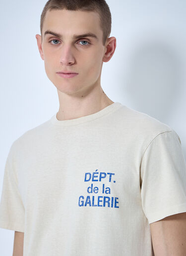 French 徽标印花 T 恤 Gallery Dept. French 徽标印花 T 恤 乳白色 gdp0160009