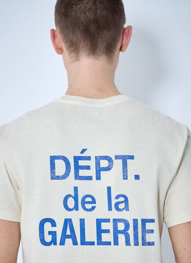 French 徽标印花 T 恤 Gallery Dept. French 徽标印花 T 恤 乳白色 gdp0160009