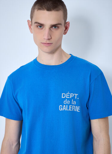 French 徽标印花 T 恤 Gallery Dept. French 徽标印花 T 恤 蓝色 gdp0160011