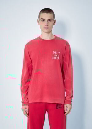 Gallery Dept. French Logo Print T-Shirt Red gdp0160018