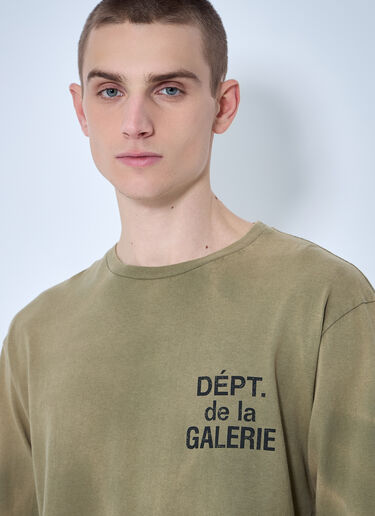 French Logo Print T-Shirt Gallery Dept. French Logo Print T-Shirt Green gdp0160020