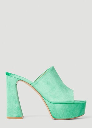 Gianvito Rossi Holly High Heel Mules Green gia0251014