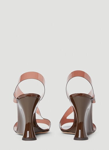 Gianvito Rossi G32231 Glass Wedge Heels Brown gia0251022