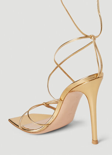 Gianvito Rossi 실비 하이힐 샌들 골드 gia0252005