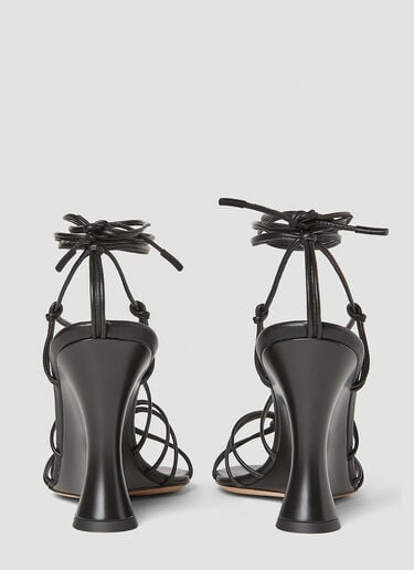 Strappy Wedge Sandals Gianvito Rossi Strappy Wedge Sandals Black gia0252007
