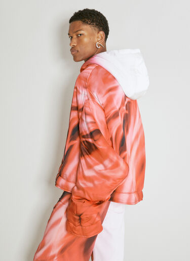 Satin Padded Hooded Sweatshirt Gerrit Jacob Satin Padded Hooded Sweatshirt Red gjb0154006