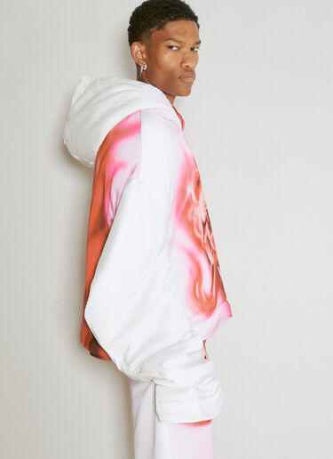 Satin Padded Hooded Sweatshirt Gerrit Jacob Satin Padded Hooded Sweatshirt Red gjb0154006