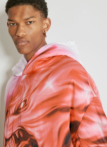 Gerrit Jacob Satin Padded Hooded Sweatshirt Red gjb0154006