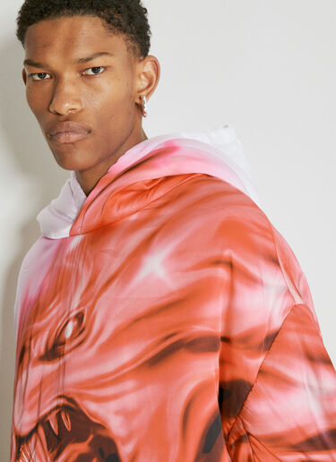 Satin Padded Hooded Sweatshirt Gerrit Jacob Satin Padded Hooded Sweatshirt Red gjb0154006