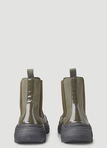 Faux-Leather Chelsea Boots GmbH Faux-Leather Chelsea Boots Khaki gmb0148001