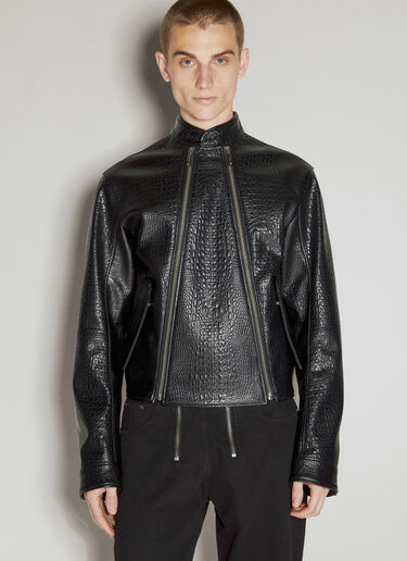 Double-Zip Biker Jacket GmbH Double-Zip Biker Jacket Black gmb0156002
