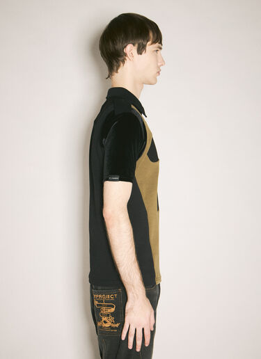 Patchwork Polo Shirt GmbH Patchwork Polo Shirt Green gmb0158003