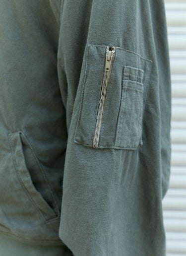 Reversible Towel Hooded Sweatshirt GREG ROSS Reversible Towel Hooded Sweatshirt Green grr0157002