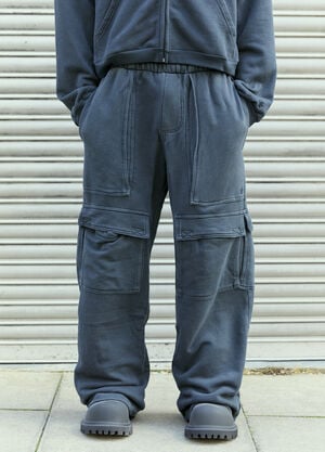 GREG ROSS Cargo Track Pants Black grr0157009