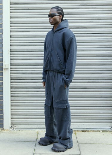 GREG ROSS Cargo Track Pants Black grr0157009