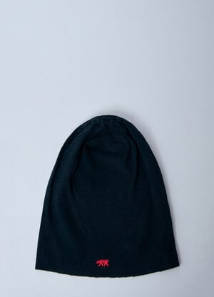 GREG ROSS Rib Beanie Hat Black grr0160005