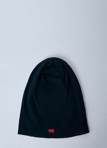 GREG ROSS Rib Beanie Hat Black grr0160005