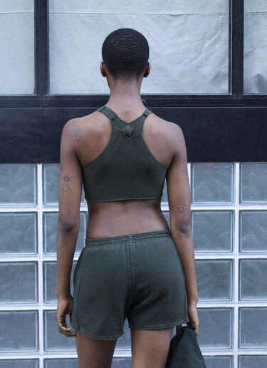 Raw Cut Bra Top GREG ROSS Raw Cut Bra Top Green grr0257001
