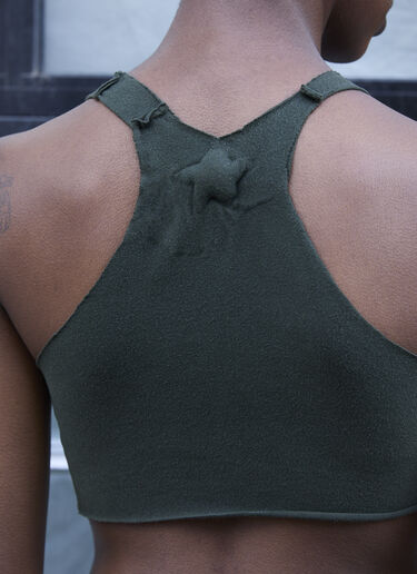 Raw Cut Bra Top GREG ROSS Raw Cut Bra Top Green grr0257001