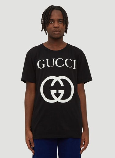 Interlocking GG T-Shirt Gucci Interlocking GG T-Shirt Black guc0134030