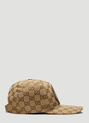 Gucci GG Logo Baseball Cap Beige guc0137037