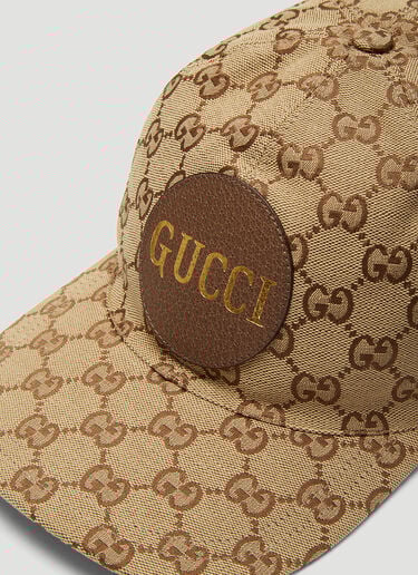 Gucci GG Logo Baseball Cap Beige guc0137037