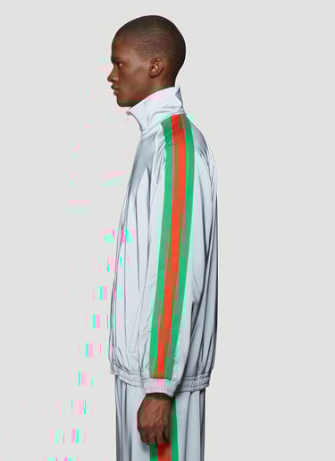 Reflective Track Jacket Gucci Reflective Track Jacket Grey guc0138027
